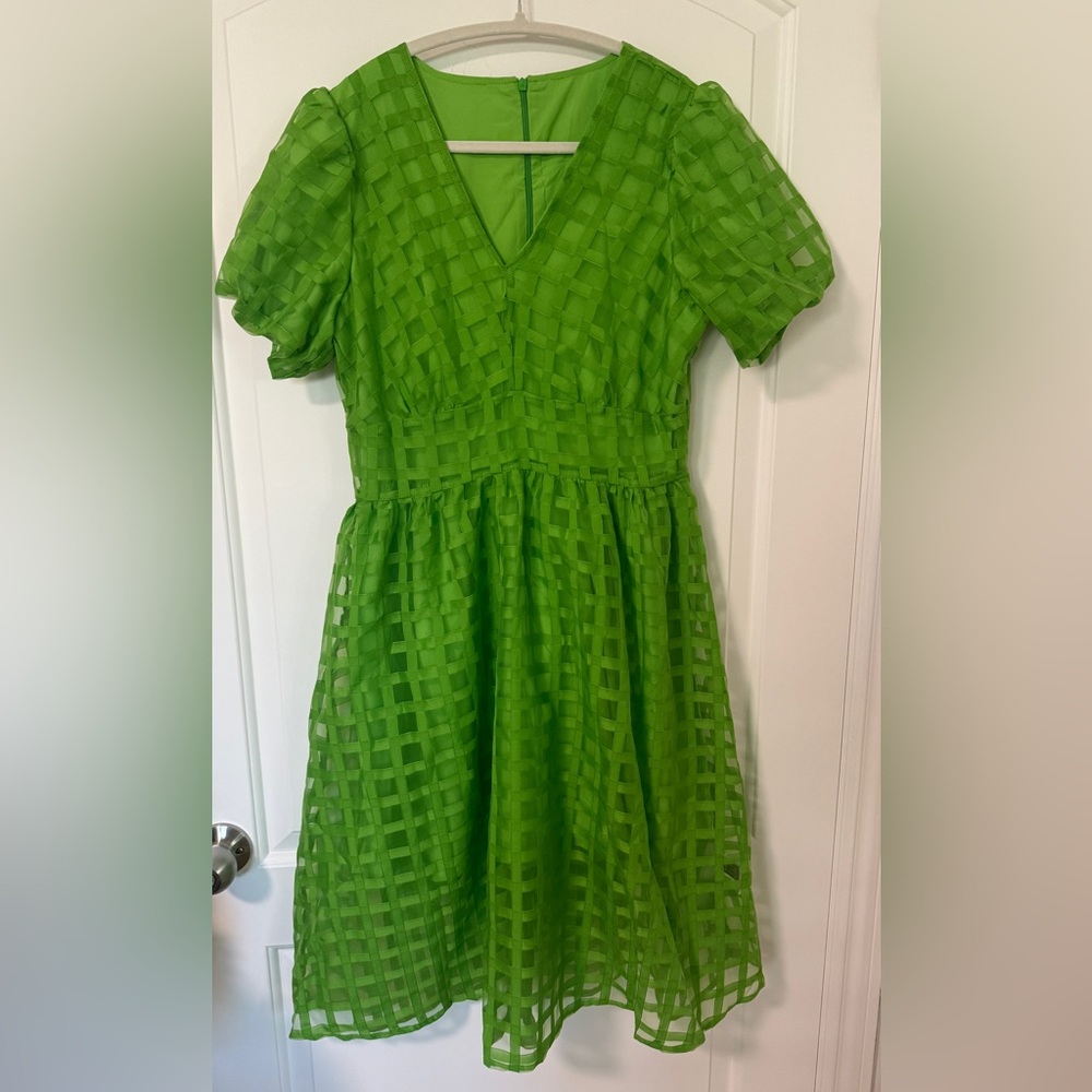 Vibrant Green Dress